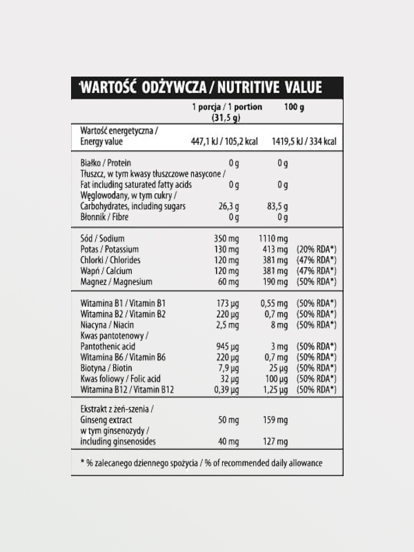 Activlab Isoactive Isotonic Drink 31,5g Lemon
