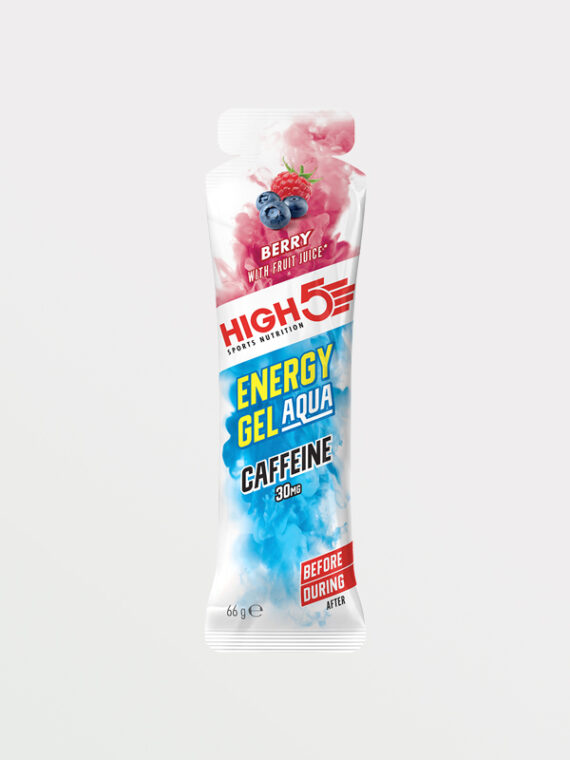 high5 energy gel aqua caffeine berry